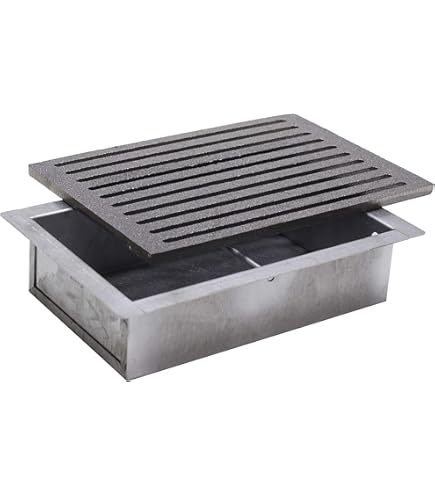 thumbnail: Fonderia Bongiovanni Gietijzeren Haardrooster - As Opvang Rooster 25 X 25 Cm Voor Open Haard