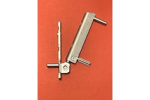 FTF - FENSTERTECHNIK Roto Ecklager der Serie NT und Centro/Reparaturecklager/Eckband für Holzfenster und Kunststofffenster / 70mm Zapfen (silber)