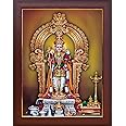 Garuda Photos - God Sri Subramanya Swamy / Murugan / Subramanian Swamy / Sri Arulmigu Dhandayuthapani Swamy (Palani Murugan / Subramaniya Swamy ) Wooden Photo Frame (Regular 13 X 10 Inch)