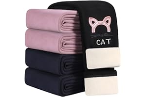 JiAmy Leggings lunghi da bambina, elasticizzati, termici, per autunno e inverno, casual, per bambine da 1 a 6 anni
