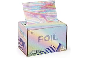 Segbeauty Stagnola per Parrucchieri, Foglio di Alluminio per Capelli, per Parrucchieri e Balayage, Foil Rotolo per Capelli, Accessori Barbiere (120mmX50m)