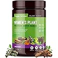Vegan Greens Women Plant Protein With Ayurvedic Herbs- Natural Clean Plant Protein, Herbs, Vitamins & Minerals For Hormonal Balance, Metabolism, Skin, Hair, Stress & Energy (500g, Chocolate Delight)