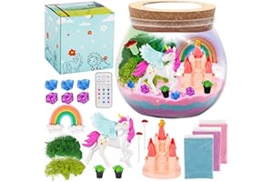 DAOUZL Bricolaje Luz Nocturna Infantil, Juguetes de Unicornio para Niñas, Kit de Manualidades de Unicornio, Kit de Arte y Manualidades para Niños, Regalos de Unicornio para Niñas de 3 a 12 años