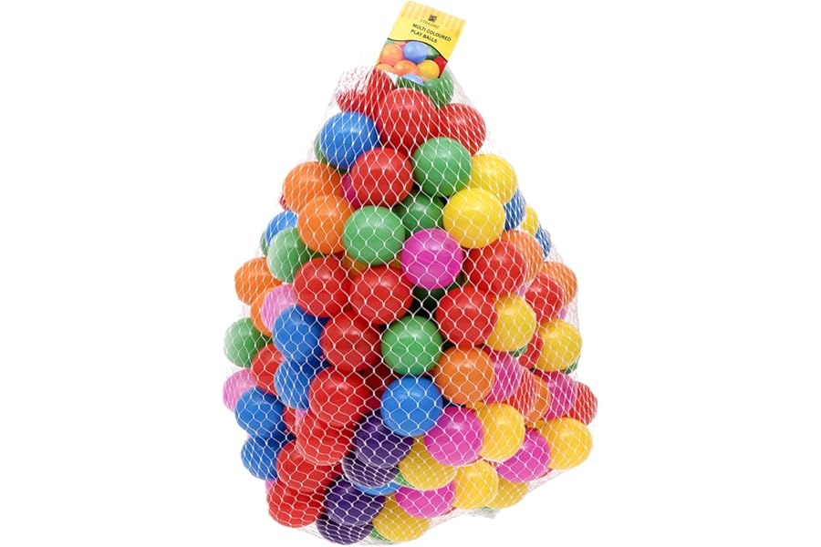 Straame Playballs, Crush-Proof, Colourful Pit Balls for Kids Baby-Approved Multi-Pack Toddler Ball Pit, Smooth Plastic Balls, No Sharp Edges, Non-Toxic & BPA Free.