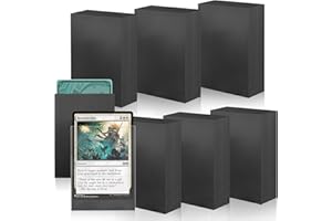 Flying Pottery 300 Stück Kartenhüllen sleeves, 66 x 91mm Standardgröße Sammelkarten Karten Hüllen, für Trading Cards, Pokemon, Münzen, MTG, Sportkarten (Schwarz)