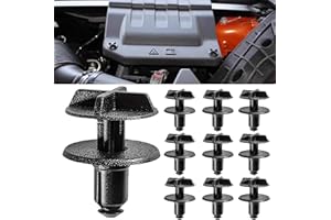 XICIKI 10 PCS Air Intake Trim Plastic Clips LR024316, Cowl Panel Retainer Plastic Clips, Battery Covers for Land Rover Discovery Trim Clips Evoque Accessory (9mm Hole Fit)