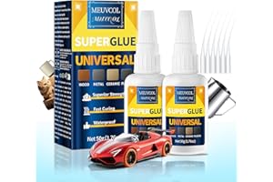 MEUVCOL Sekundenkleber Extra Stark Gel 100g – Transparenter Superkleber Für Alles Holz, Kunststoff, Metall, Keramik, Schuhe, Glas, styropor & Gummi – Hitze & Wasserfest Flüssig Alleskleber, Industriekleber