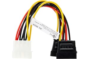 Goobay CAK SATA 4P/2xS-ATA 68524-GB, Kabel Zasilający Dysk lub Napęd, Wielokolorowa