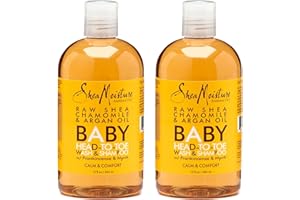 Shea Moisture Baby Wash & Shampoo Head To Toe 13oz Chamomile & Argan Oil (2 Pack)