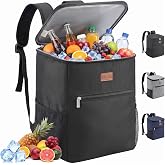 Lifewit 24L Cooler Backpack (30 Cans), Portable Isothermal Cooler Bag, Waterproof Food Bag, Cooler Bag for Beach, Picnic, Cam