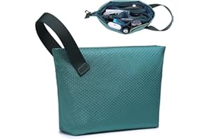 HYZUO Electronics Organiser Bag Tech Accessories Pouch Water-resistant Storage Bag for Charger, Cables, Power Bank, Hard Drive, SD Card, Stylus, Gadgets, Portable Carrying Accessory Bag, Dark Green