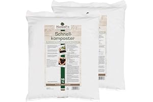 HaGaFe Bio Schnellkomposter Kompostbeschleuniger Komposthilfe Kompost (20 kg (2X 10 kg))