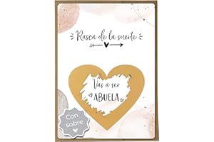 Joli Coon Tarjeta de rascar Vas a ser abuela con sobre - Anunciar embarazo abuela