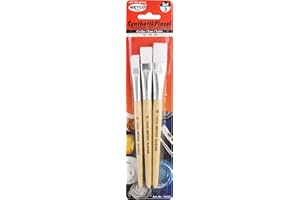 MEYCO HOBBY Meyco Lot de 3 pinceaux synthétiques Taille 12-16-20