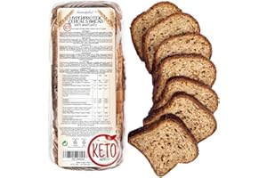 LINE@DIET 1 confezione di PANE BAULETTO KETO ai CEREALI PROTEICO LINE@ | 30% di PROTEINE, low carb, low sugar, ipocalorico, ricco di OMEGA 3