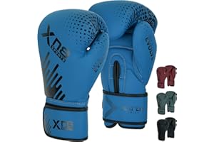 Xn8 Sports Boxing Gloves for Sparring Training MMA Fighting Punching Bag Muay Thai Gloves Lamina Hide Leather Kickboxing Gloves for Men Women Martial Arts Workout 10oz 12oz 14oz 16oz boxing gloves
