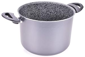 ALLUFLON Tradizione Italia Pentola, Alluminio, Nero, 22 cm