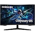 Samsung Odyssey G5 LS27CG552EUXXU 27" Gaming Monitor - QHD 2560x1440, 1000R Curved, 165Hz, 1ms, HDR10