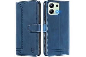 GoodcAcy Funda para Xiaomi Redmi Note 13 Pro 5G/Poco X6, Carcasa Libro con Tapa de Cuero Piel Wallet Case Flip Cover con Kickstand, Hebilla Magnetica, Ranuras para Tarjetas Redmi Note 13 Pro 5G,Azul