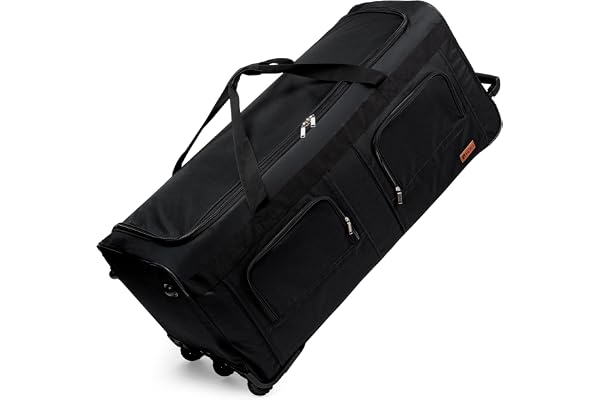 HEYO Resväska med hjul stor XXL 100 x 39 x 41 cm vagn – robust rullväska, mjukt bagage perfekt för resor 160 l teleskophandta