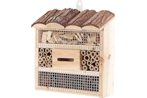 Hôtel à insectes pour jardin, cour, balcon ou terrasse - Petit [Royal Gardineer]