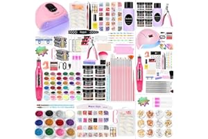 MAJOR DIJIT Professionelles Nagelstudio Set mit Nagelfräser & UV-Lampe - Gelnägelset inkl. Acrylpulver, Nagelfeilen, Zubehör für Nail Art, UV-Gel Design - Komplettset für zu Hause und Salon