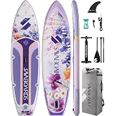 SavaBoards Lavender Harmony 11&rsquo; Geniş Şişme Paddle Board 335x86x15 cm Dengeli Touring SUP Seti