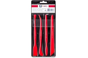 STAEDTLER 8711 FIMO Modelling Tools for Polymer Modelling Clay (4 x Assorted Tools)