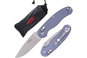 Ganzo Firebird FB727S Coltello Pieghevole Tascabile 440C Lama in Acciaio Manico G10 con Clip per Attività Ricreative All'aperto Caccia Pesca Coltello da Campeggio — Grigio