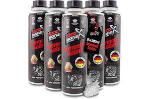 ‎NANOBORTEX MOTOR POWER NanoBorTeX - Öladditiv 5 x 300ml | Hochleistungs Motor- und Verschleißschutz mit BOR Nano-Technologie - reduziert Reibung, verbessert Motorleistung, verringert Kraftstoffverbrauch | für alle Motoren