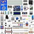 IDUINO Ultimate Starter Kit for Compatible with Arduino UNO R3, LCD1602, Servo Motor, Relay, Processing and C Code, Beginner Starter Kit with without Manual