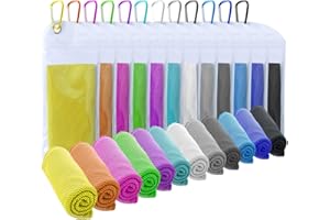 SZELAM Kühlendes Handtuch,EIS-Handtuch,Atmungsaktives,kühles Handtuch,Mikrofaser-Handtuch für Yoga, Fitnessstudio,Training,Sport,Fitness,Laufen,Camping,Wandern