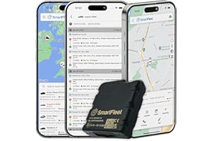 SmartFleet AT202 4G - 5 Years Included + SIM, No Subscription, Car, Van, Motorhome Tracker, All Inclusive, Self-Install Plug & Play, UK Company