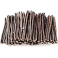 LAZACA Wooden Log Sticks for DIY Twigs Crafts Natural Wood Unfinished 100pcs 0.3-0.5cm 10cm Craft Photo Props Home Decor DIY