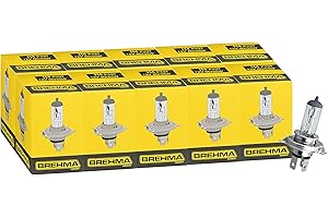Brehma 90113 10X H4 Halogen Lampe 24V 75/70W P43t