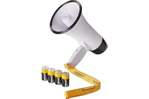 Intenso Mégaphone supporters avec piles 14 X 22,5 X 13