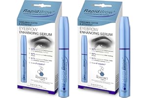 RAPIDLASH RapidBrow Duo Bundle Eyebrow Enhancing Serum, Hexatein 2 Complex, 3 ml (Pack of 2)