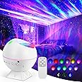 Perkisboby Aurora Galaxy Light Projector with 162 Light Effects, Northern Lights & Starry Nebula Ceiling Lamp with Remote, LED Night Light for Bedroom, Kids & Adults, Party & Home Decor
