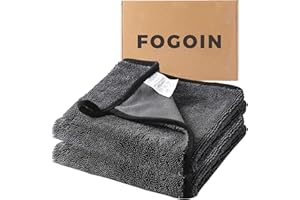 ‎FOGOIN FOGOIN Shiny Bath Trockentuch, Fast Dry Mikrofasertücher 40cm x 60cm, Mikrofasertücher Auto, Super Saugfähig, Super Sauber, Geeignet für Bad, Wohnzimmer, Auto