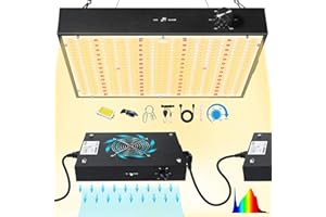 VAYALT 2024 Lampe Horticole, 1000W Lampes de Croissance Horticoles Chambre de Culture avec Led UV/IR, Lampe LED Horticole, Grow Light Pour Plantes IntéRieures, Graines, Bourgeons,Tente de Culture