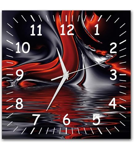 BM Funk Wanduhr - Lautlos XXL Design Made In Germany
