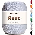 Circulo Anne Yarn 100% Mercerized Cotton 147g - 8001