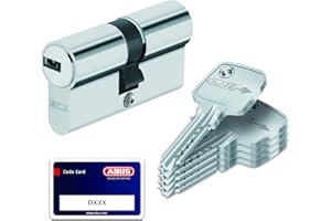 Abus Serrure à clé D6N30/30 Cylindre nickelé D6 30 x 30 mm