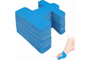 20 st kinesiologitejp för Hallux Valgus och fotlök, förskuren kinesiologitejp blå, 93 x 90 mm, elastisk och andningsbar sportrem för tålindring och stöd