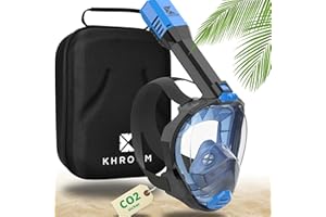 ‎KHROOM Khroom Schnorchelmaske Erwachsene Vollmaske | In Höhle der Löwen vorgestellt | Unsere Beste CO2 sichere Tauchermaske Seaview Pro zum Schnorcheln | Vollgesichtsmaske Schnorchelmaske