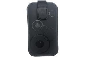 GTSK Handytasche schwarz geeignet für Emporia Simplicity V27 - Handy Tasche Schutz Hülle Slim Case Cover Etui mit Klettverschluss