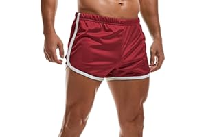 AIMPACT Mens Short Shorts 3 Inch Gym Shorts Men Mesh Mens Bodybuilding Fitness Workout Sports Shorts Breathable