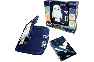 LEXIBOOK, Harry Potter, Hedwige electronic diary with pen and notebook included, interactive, password, fun features, sound effects, Black/White, SD50HP1