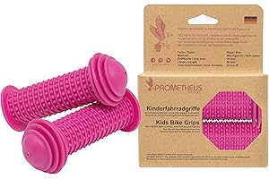 PROMETHEUS BICYCLES Prometheus - Puños de Bicicleta para niños con Seguridad, protección contra Impactos también para patinetes de Bicicleta, 22 mm, edición 2019