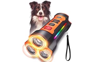 QUEEN & HUNTER Fischietto Ultrasuoni Antiabbaio per Cani | Addestramento Sicuro Senza Dolore | Soluzione Portatile per Casa e Viaggi | Alternativa al Collare Elettrico anti-abbaio | Controllo Senza Dolore